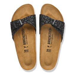 Birkenstock Slippers Madrid 1033137 Leo Black Smal - 4067708277420