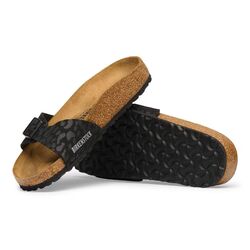 Birkenstock Slippers Madrid 1033137 Leo Black Smal - 4067708277420