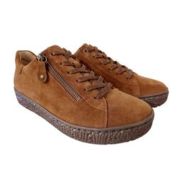 Hartjes Sneaker 162.1401/30 53.00 Cognac Suède Wijdte H - 9010579475773
