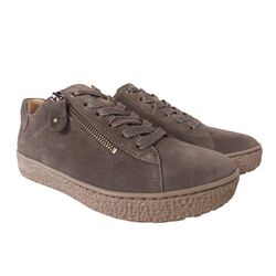 Hartjes Sneaker 162.1401/30 70.00 Khaki Suède Wijdte H - 9010579476121