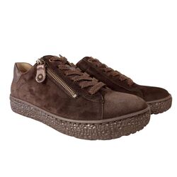 Hartjes Sneaker 162.1417/34 77.38 Donkerbruin Brons Suède Wijdte H - 9010579327041