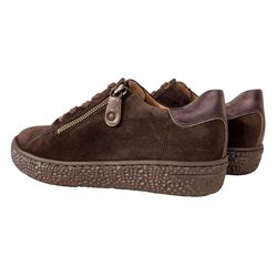Hartjes Sneaker 162.1417/34 77.38 Donkerbruin Brons Suède Wijdte H - 9010579327041