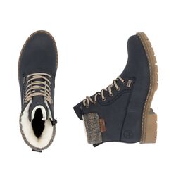 Rieker Veterboot Y9118-14 Blauw - 4061811637546
