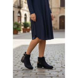 Gabor Korte Laars 8031.01.002 Donkerblauw Wijdte H - 4069356072327
