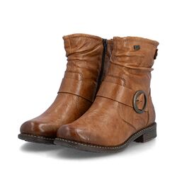 Rieker Korte Laars 74857-22 Bruin Warm Gevoerd - 4066707215723