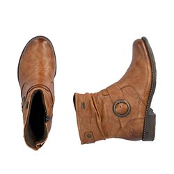 Rieker Korte Laars 74857-22 Bruin Warm Gevoerd - 4066707163000