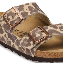 Birkenstock Slipper Arizona 1033330 Leo Sandcastle Suède - 4067708309671
