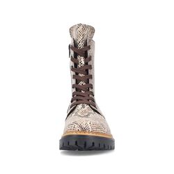 Rieker Veterboot 72627-64 Beige Slangen Print - 4066707232492