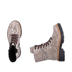Rieker Veterboot 72627-64 Beige Slangen Print - 4066707232492