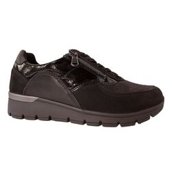 Waldlaufer Sneaker K-Ramona 626K02 414 001 Denver Bronx Zwart Wijdte K - 4069134571240