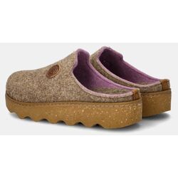 Rohde Pantoffel 6120 Leinen Taupe - 4064304155404