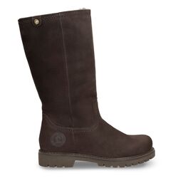 Panama Jack Lange Laarzen Bambina B147 Marron Brown Warm Gevoerd - 8434823969770