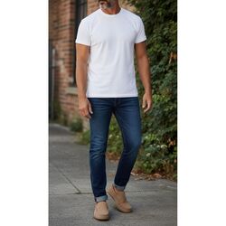 Adventure Instapper Glasgow Lichtbruin Suede Leer High Soft Insole - 8785342097650