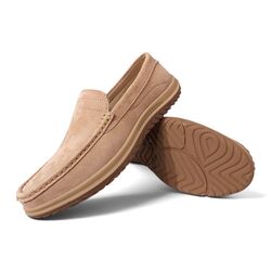 Adventure Instapper Glasgow Lichtbruin Suede Leer High Soft Insole - 8785342097650