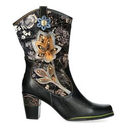 Laura Vita Korte Laars Cendrillon 24 SO20265-14 Zwart - 3667492132571