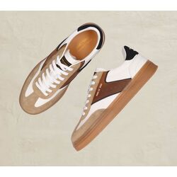 PME Legend Sneaker Hauler CS-11 Leather Suede Offwhite Tan - 8720822148620