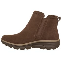 Skechers Korte Laars 168188 CHOC Easy Going Urban Zip Chocolate Donkerbruin - 199703681958