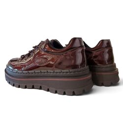Skechers Veterschoen 167073 BURG Jammers Cool Block Burgundy Lak - 194880412807