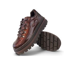 Skechers Veterschoen 167073 BURG Jammers Cool Block Burgundy Lak - 194880412807