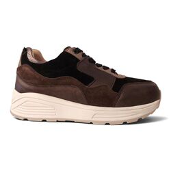 Xsensible Nimco Sneaker 7005 Esther 70405.2.360 Wijdte KX Dark Brown Combi - 8719051777824