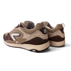 HUB Sneaker Wave Pony Almond Brown Offwhite Dark Coffee - 8719402184844