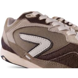 HUB Sneaker Wave Pony Almond Brown Offwhite Dark Coffee - 8719402184844