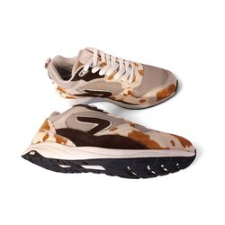 HUB Sneaker Wave Pony Bone Dark Coffee Cow - 8719402184875