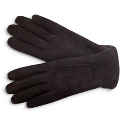 Adventure Dames Handschoenen Warm Natuurlijk Gevoerd Black Suede - 8785342099555