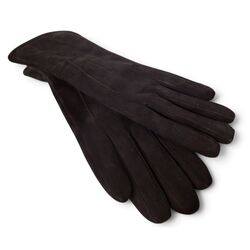 Adventure Dames Handschoenen Warm Natuurlijk Gevoerd Black Suede - 8785342099555