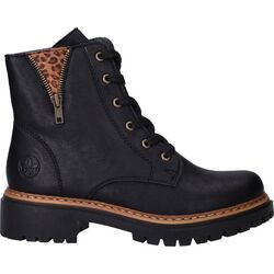 Rieker Veterboot 72617-00 Zwart - 4061811657742