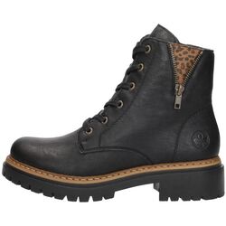 Rieker Veterboot 72617-00 Zwart - 4061811657742