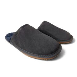 Adventure Shoes Pantoffel Kimito Blue Suede 100% Australische Merinowol - 8785342100923