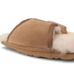 Adventure Shoes Pantoffel Otta Brown Suede 100% Australische Merinowol - 8785342100732