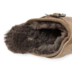 Adventure Shoes Pantoffel Oulu Brown Suede 100% Australische Merinowol - 8785342100152