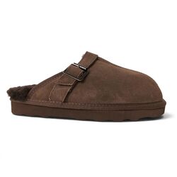 Adventure Shoes Pantoffel Oulu Brown Suede 100% Australische Merinowol - 8785342100145