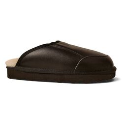 Adventure Shoes Pantoffel Tampere Black Leather 100% Australische Merinowol - 8785342100800