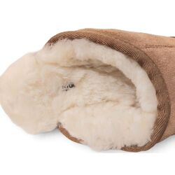 Adventure Shoes Pantoffel Tampere Brown Suede 100% Australische Merinowol - 8785342100251
