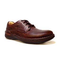 Clarks Nature Three Veterschoenen 20339005 Mahogany Bruin - 5051038309042
