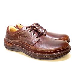 Clarks Nature Three Veterschoenen 20339005 Mahogany Bruin - 5051038309042