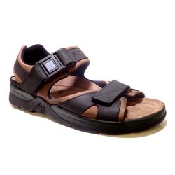 Mephisto Shark Fit Sandalen Zwart Bruin - 