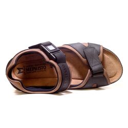 Mephisto Shark Fit Sandalen Zwart Bruin - 
