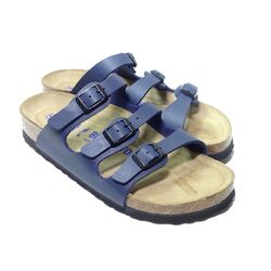Birkenstock Florida Slippers 0554713 Blauw - 4040714064000