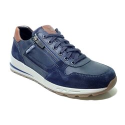 Mephisto Bradley Veterschoenen Sneakers Blauw - 3597435679385