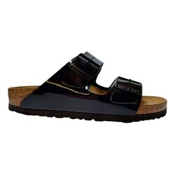Birkenstock Slipper Arizona 1005292 Zwart Lak Smal - 