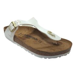 Birkenstock Slipper Gizeh 1005299 Wit Lak Normaal - 4052605931599