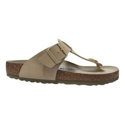 Birkenstock Slippers Medina 1018746 Zand Zacht Voetbed Normaal voor slechts  €84.9 | Van Driel Schoenen