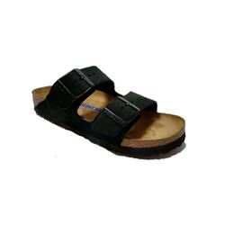 Birkenstock Slipper Arizona BS 951323 Zwart Suède Zacht Voetbed Smal - 4040714343129