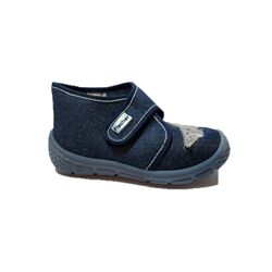 Fischer Kinderpantoffel Blauw Haai - Fischer Kinderpantoffels Blauw Haai