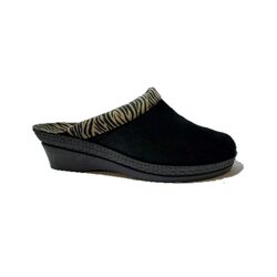 Rohde Pantoffel 2465 Zwart Zebra Print - 246590410212