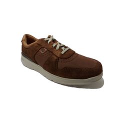 Clarks Sneaker Gaskill Vibe Bruin Suède Extreme Comfort - 5059304985495
